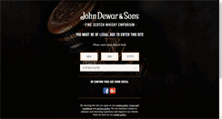 Desktop Screenshot of dewars.com